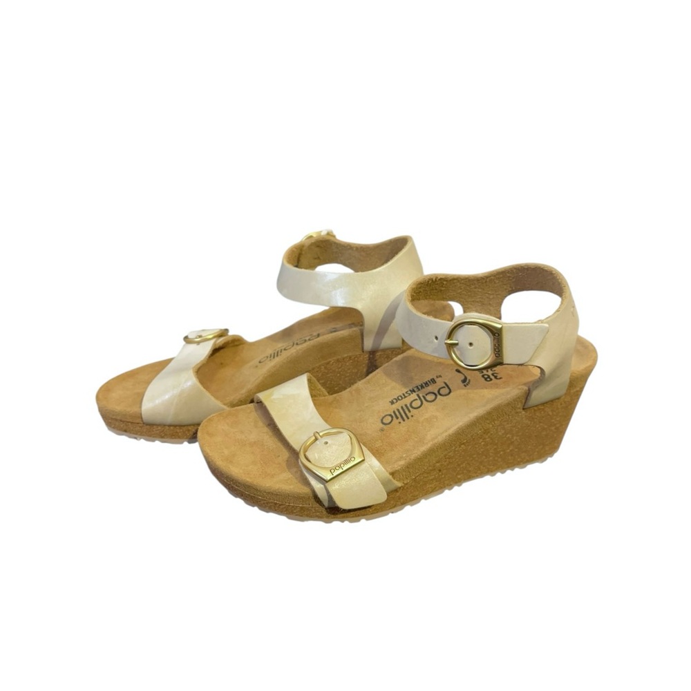 Papillio Birkenstock Women's Cream Sandals size 38 Ladies 7 New